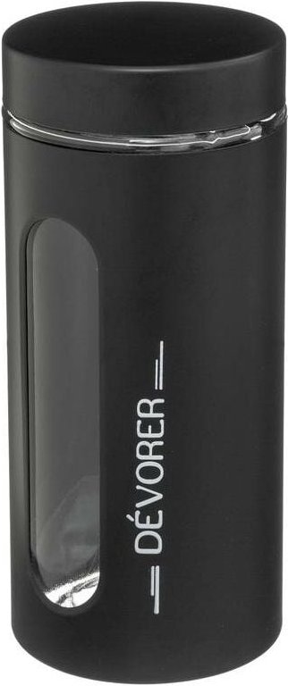 5five Simply Smart - Metalldose schwarz und Glas - 5five Simple Smart