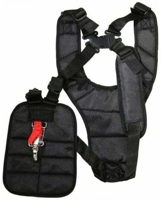 Imbracatura ergonomica per tosaerba a doppia spalla, imbracatura multifunzione regolabile per decespugliatore o giardina...