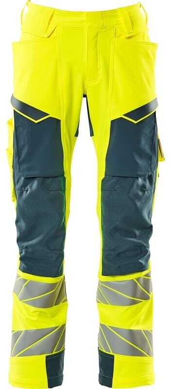Hose mit Knietaschen 19079-511-1744 Gr. 82C46 hi-vis gelb/dunkelpetroleum - Mascot