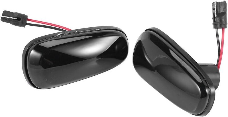 Woosien - 2 stücke Auto Seite Marker Licht Led Blinker Anzeige Lampe Für Opel Zafira a 99-05 g 98-09 schwarz