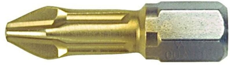 TiN Torsion-Bits Kreuzschlitz ph 1 2-teilig Bits - Wiha