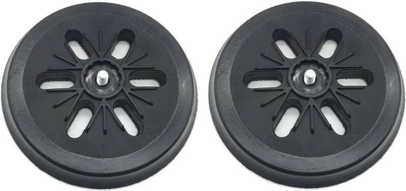 Trade-Shop 6-Loch Klett Schleifteller Stützteller Haftteller Ø150mm inkl. M8 Schraube kompatibel mit Bosch gex 150 ac, p...