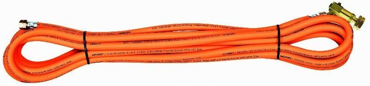 Propran-Schlauch 10m, Durchm. 6.3mm 1 rac FIX3/8G+1 PIV3/8G Sievert SI780038