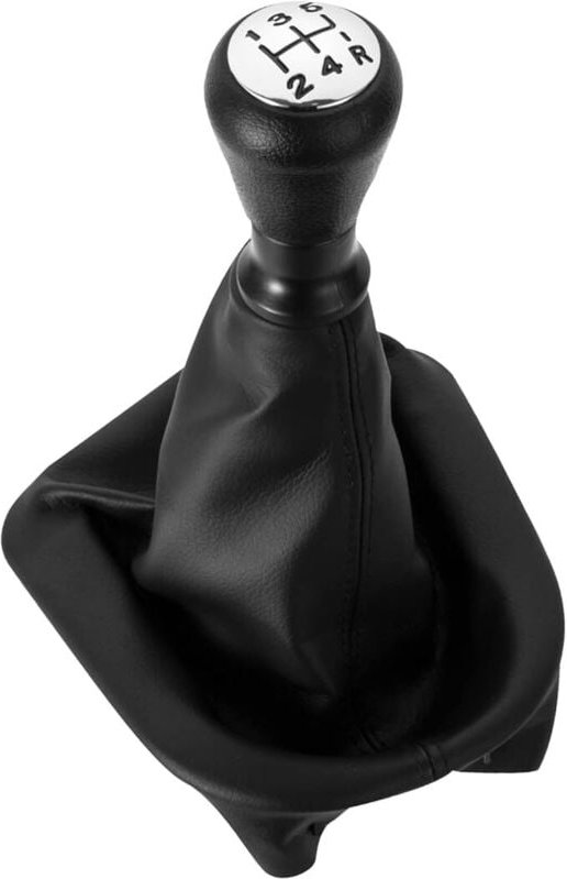 DOMENICA Schaltknauf mit Manschette, kompatibel mit Peugeot 207 307 308 607 608 Citroen C3 C4 C5