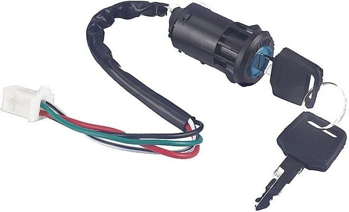 Zündschalter, 4-adriger Zündschalter-Sperrschlüssel für Quad atv Go Kart Pit Dirt Bike Moped Scooter Andere Autoersatzte...