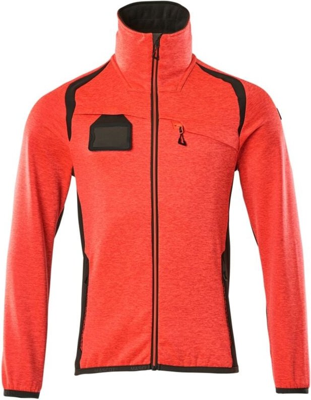 Mascot - Fleecepullover mit Reißverschluss 19403 Gr. m hi-vis rot/dunkelanthrazit