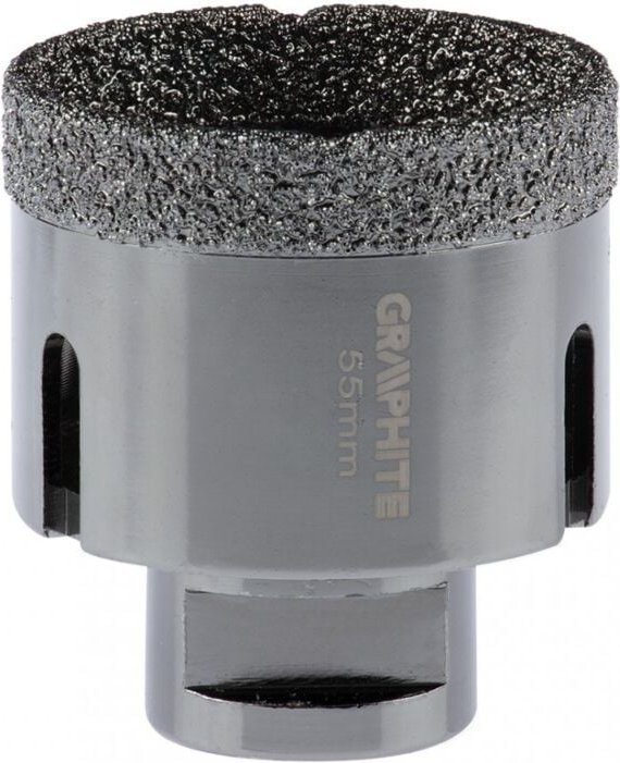 Thumbnail - Graphit-Diamant-Lochsäge 55 mm – für Beton, Fliesen und Kacheln