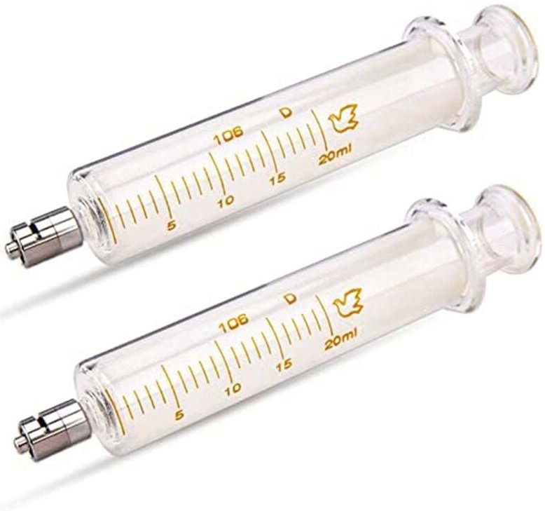 Thumbnail - Stück Glasspritzen mit Luer-Lock, 20 ml, Nadel für die Industrie usw.