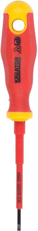 Flachschraubendreher zertifiziert vde Kreator 2,5 x 75 mm