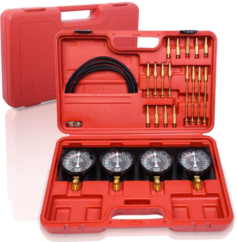 SWANEW 4 Vergaser Synchrontester 4 Synchronuhren Synchrontestgerät Einstellen