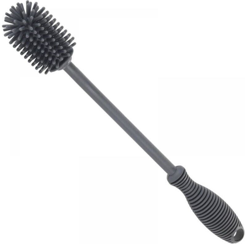 1PC 25cm Grau Silikon Küche Pinsel, Silikon Pinsel Ohne Tot Ecken, geeignet für Tassen und Gläser mumu