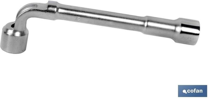 Offener Rohrschlüssel, hochglanzpoliert, M-28