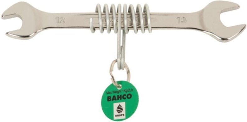 Bahco Doppelmaulschlüssel mit Sicherheitsfeder, 16 x 17 mm