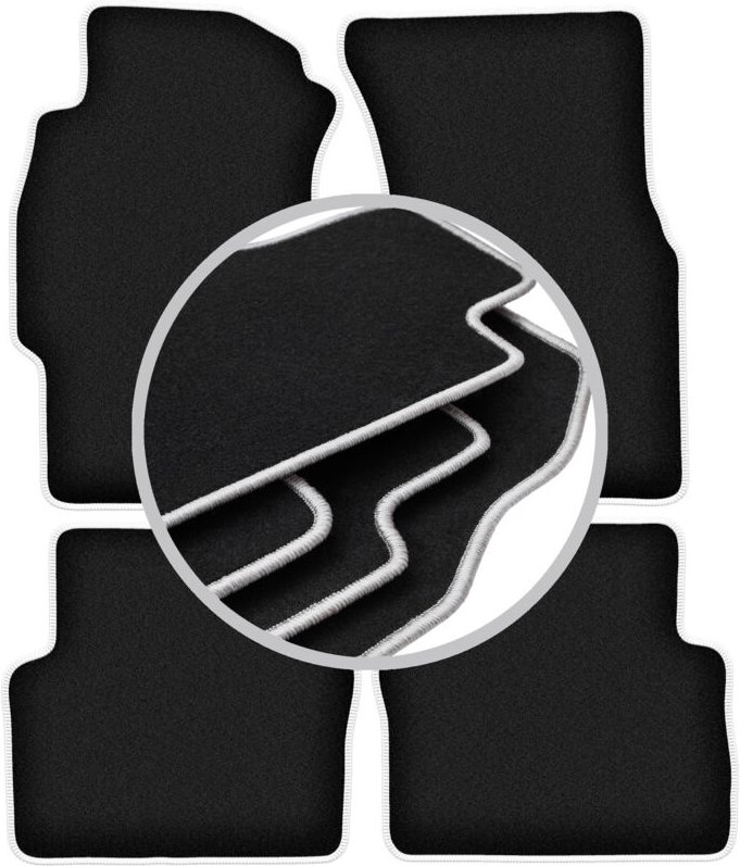 CARLUX-SILVER Autofußmatten für: Rover 400/45 Limousine (1998-2005)