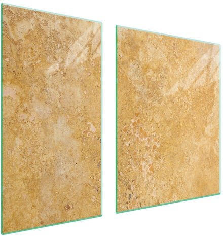 GLASSCHUTZPLATTE FÜR HERD 90x52 SCHIEFER