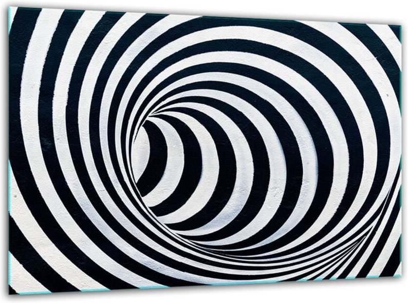 Glashackbrett Mythos 30 x 22 abstrakte Temperatur