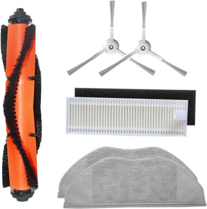 7-teiliges Zubehörset für den Staubsaugerroboter Z10 Pro D10 Plus L10 Plus