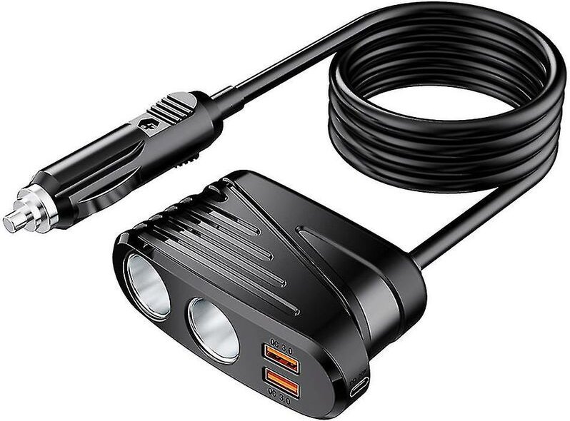 120w Splitter Quick Charge 3.0 Autoladegerät Adapter 12v/24v 2 Port usb Ladebuchse für Telefon