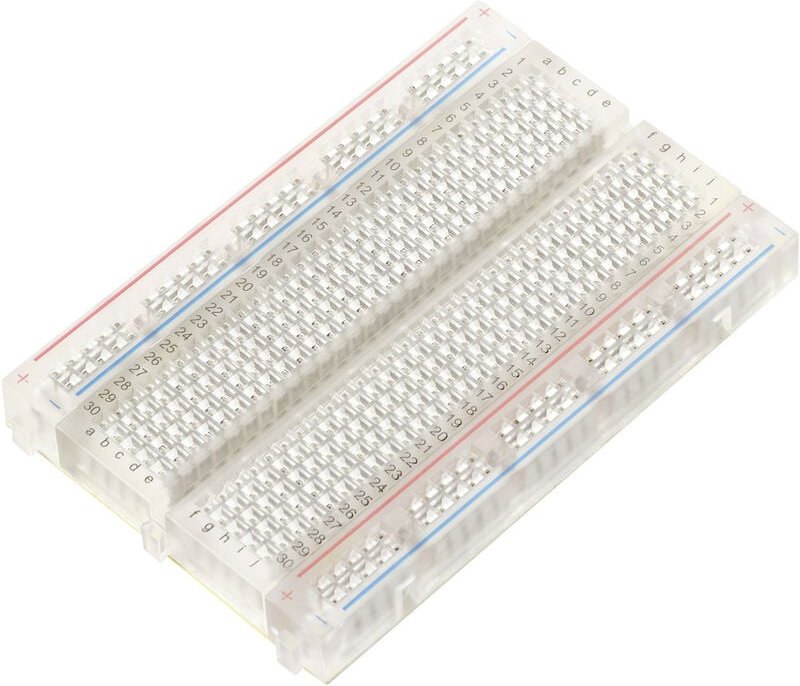 Thumbnail - Steckplatine selbstklebend Transparent Polzahl Gesamt 400 (l x b) 82.5 mm x 54.6 mm - Tru Components