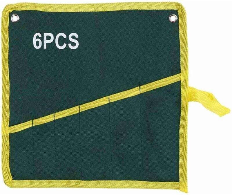 Ulisem 6-Taschen Canvas-Aufbewahrungstasche für Schraubenschlüssel