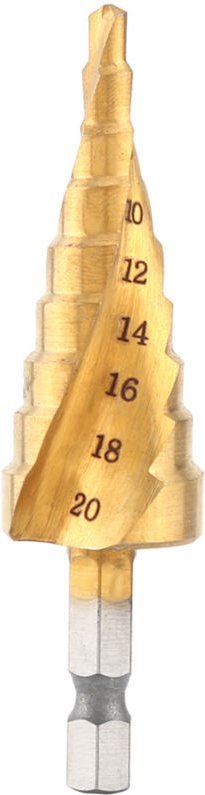 Zoternen - Lochschneider, zuverlässiger, verschleißfester, titanbeschichteter Bohrer für Aluminiumplatten, Kunststoff, d...