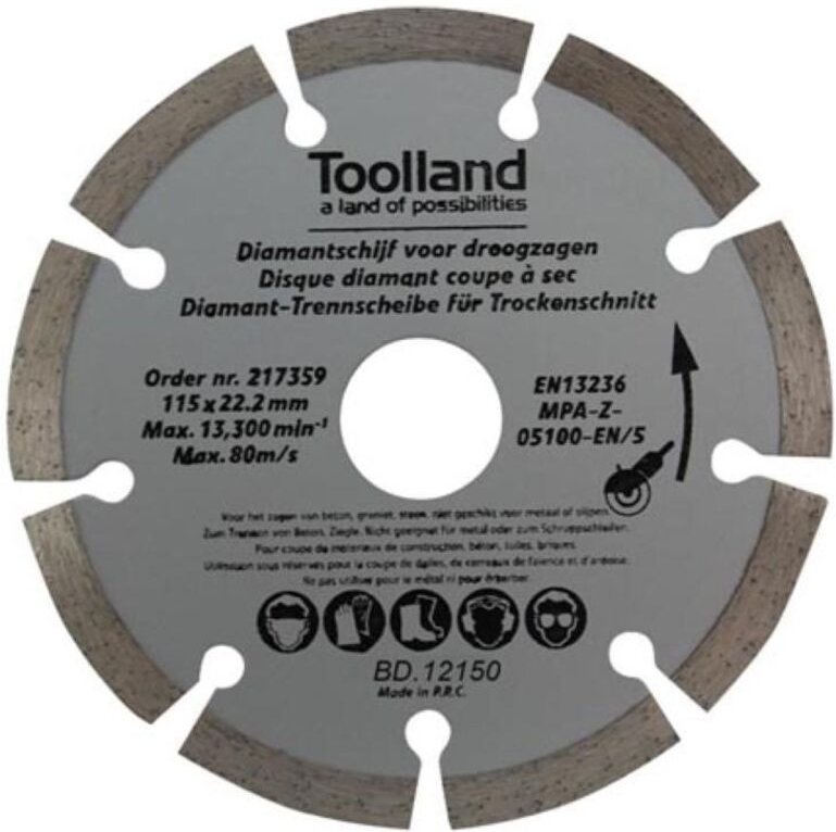 Diamant-trennscheiben-set - 150 mm - segmentiert - 2-tlg.