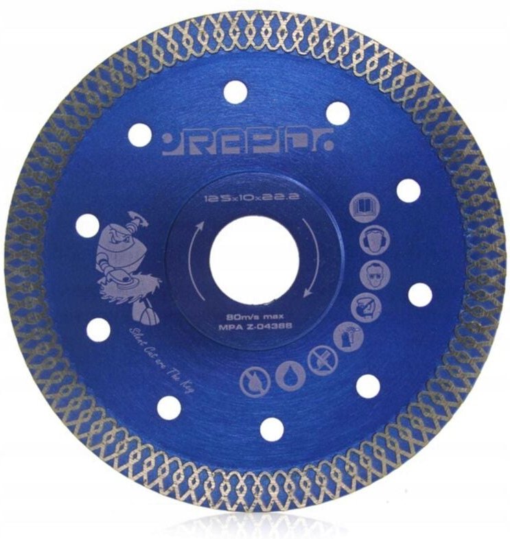 DIAMANTSCHEIBE 125x1,0x22,2MM RAPID SILENT CUT BLAU