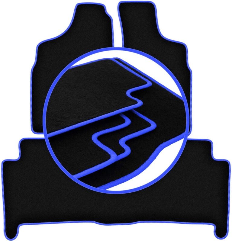 CARLUX-BLUE Autofußmatten für: Volkswagen Phaeton Long Limousine (2002-2012)