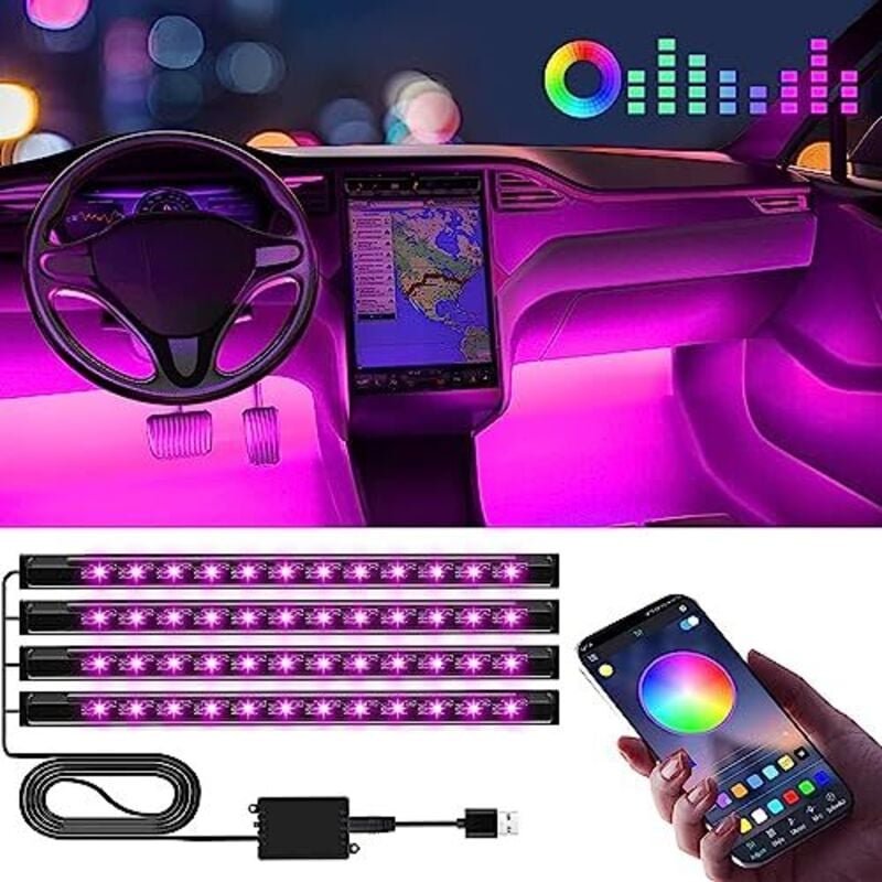 Auto-Innenbeleuchtung, LED-Lampe, Autozubehör, Geschenk für Männer, Mama, Großmuttertagsgeschenk für Frauen, Autozubehör...