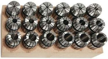 Spannzangen-Set DIN6499B ER25 2-16mm, 15tlg. Rundlauf kleiner 0,007 mm Format