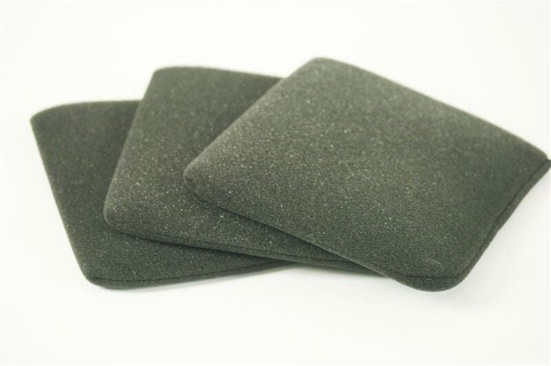 Schaumstofffilter (Nassfilter) 3er-Pack (auswaschbar, wiederverwendbar)