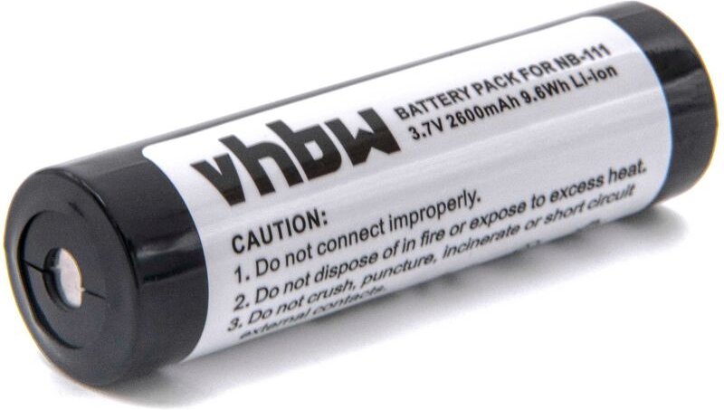 Vhbw - 1x Akku kompatibel mit Denon denon DMP-R70 tragbaren Mini Disk dv (2600 mAh, 3,7 v, Li-Ion)