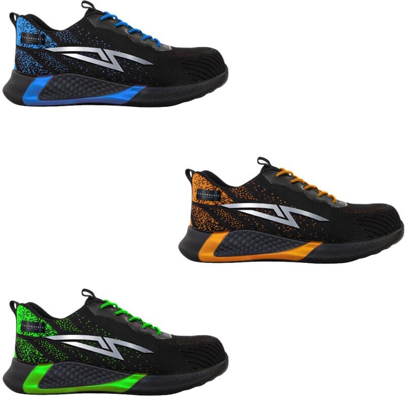 Technosafe - Neon Shock Low S3 sr esd Sicherheitshalbschuhe - 43 eu - Grüne