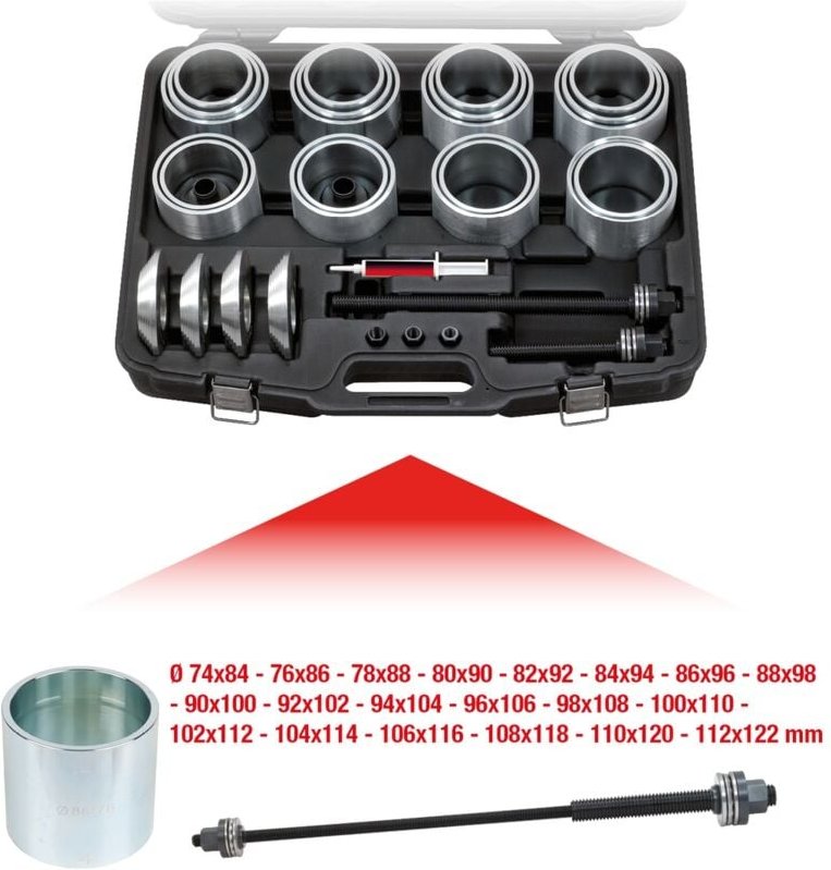 Ks Tools Druck- und Zughülsen-Satz 46-tlg.