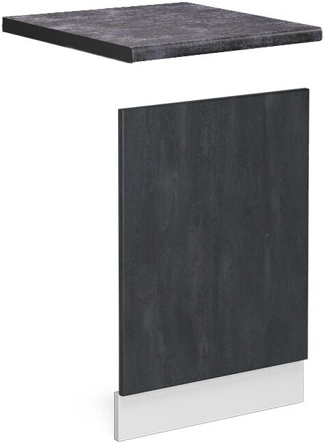 Thumbnail - Vicco - Küchenmöbel R-Line, Schwarz Beton, 45 cm ap Anthrazit