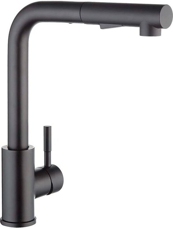 Ausziehbarer Küchenarmatur mit 2 Sprühmodi, 360 ° , SUS304 Schwarz