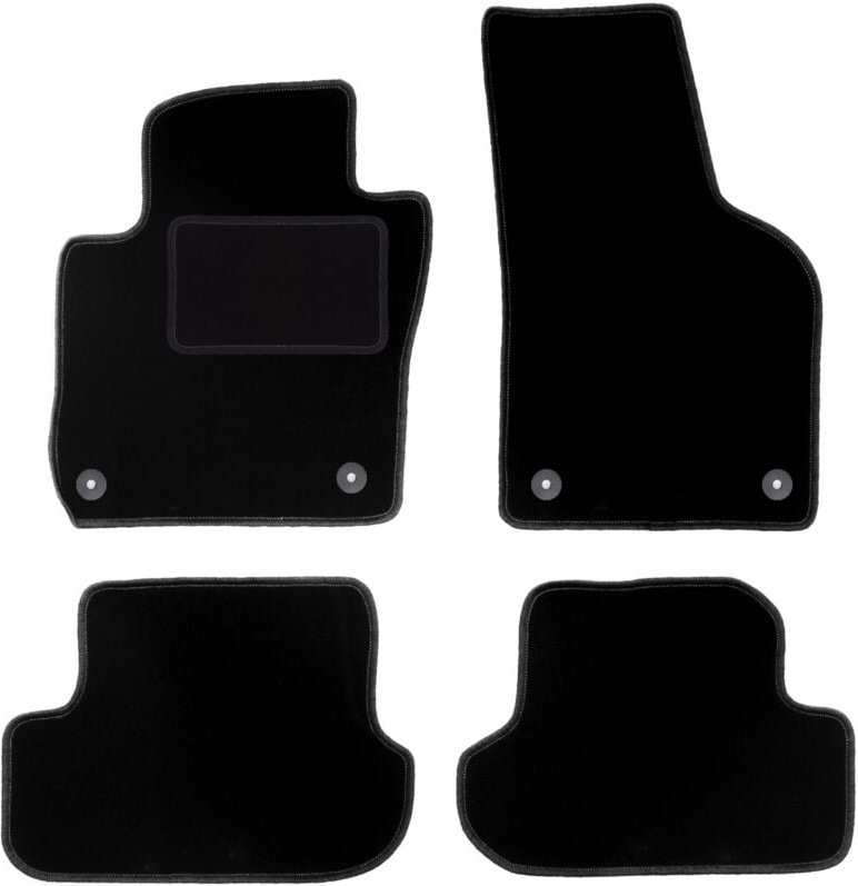 Schwarze Veloursmatten für: Volkswagen Beetle Cabrio, Coupé (2012-2019)