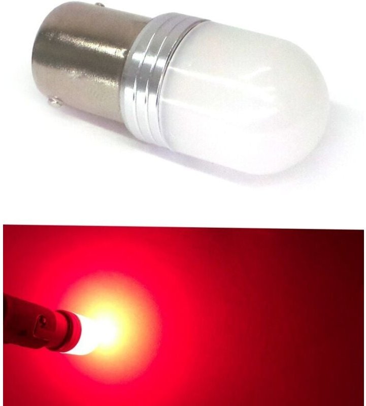 Stück BA15S LED Birne 12-24V CANBUS rot