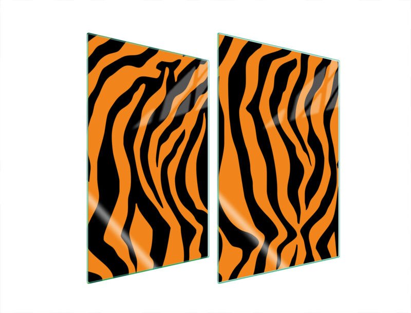 GLASSCHUTZPLATTE FÜR KÜCHE 2x35x52 TIGER
