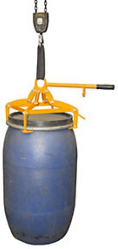 Bauer Fassgreifer 4P-D220, lackiert, Gelborange