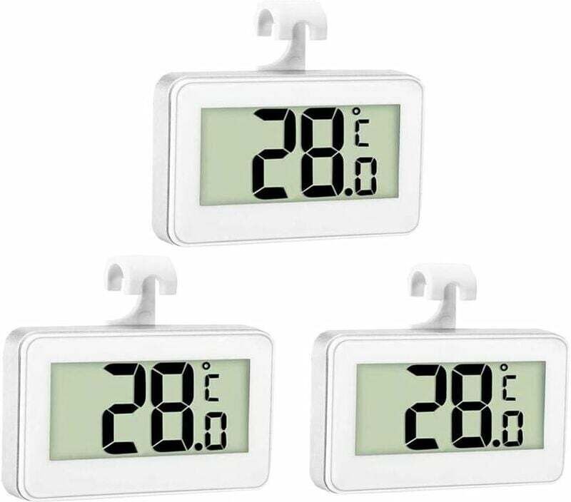 WAY - 3X Kühlschrankthermometer Digitales Gefrierschrankthermometer Kühlschrankthermometer Schlafzimmer Wasserdichtes Ge...