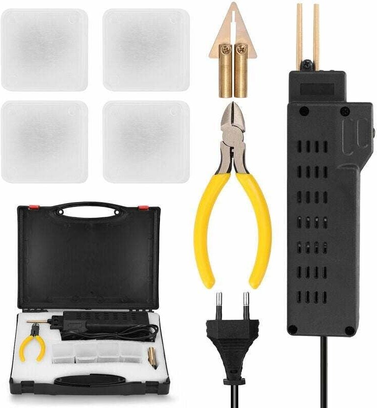 Auto-Stoßstangen-Reparaturmaschine, Kunststoff-Schweißgerät, Schweißreparaturausrüstung, 230 V, 50 W, mit Klemme, europä...