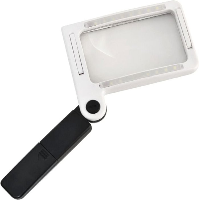 Thumbnail - 3,5 x Professionelle Handheld Lupe Lesen Objektiv 16 led Licht für