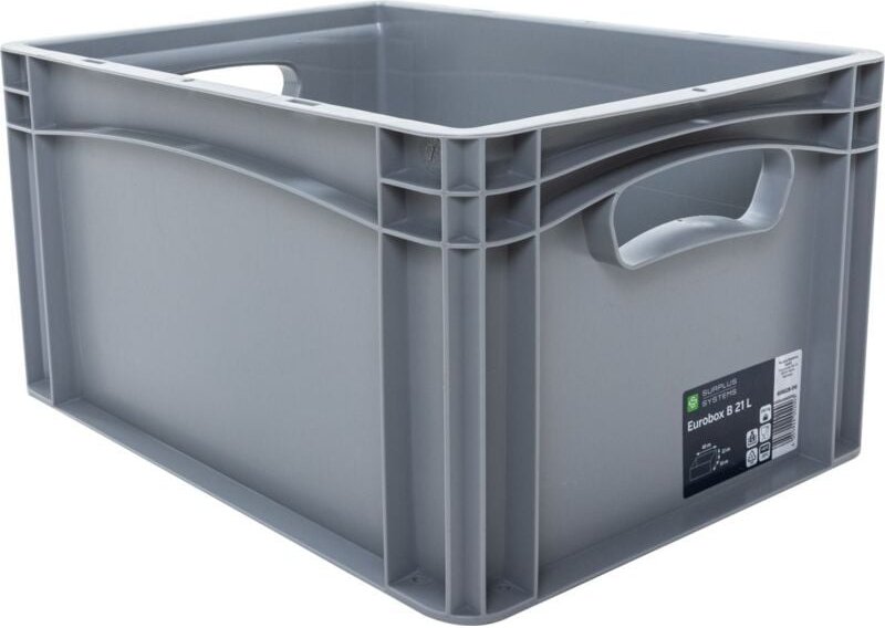 Surplus Eurobox B 40 x 30 x 22 cm Lagerkiste Transportbox Kunststoffbox Lagerbox