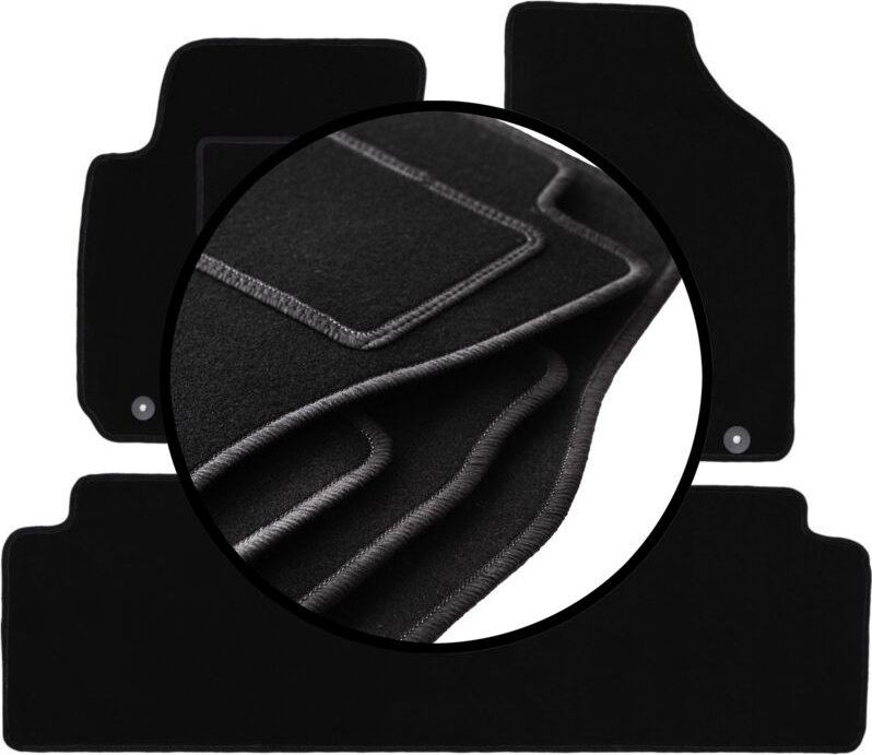 Komplettset Veloursmatten für: Hyundai Tucson I SUV (2004-2010)