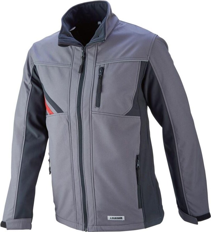 Highline Softshelljacke schiefer/schwarz xl - Planam