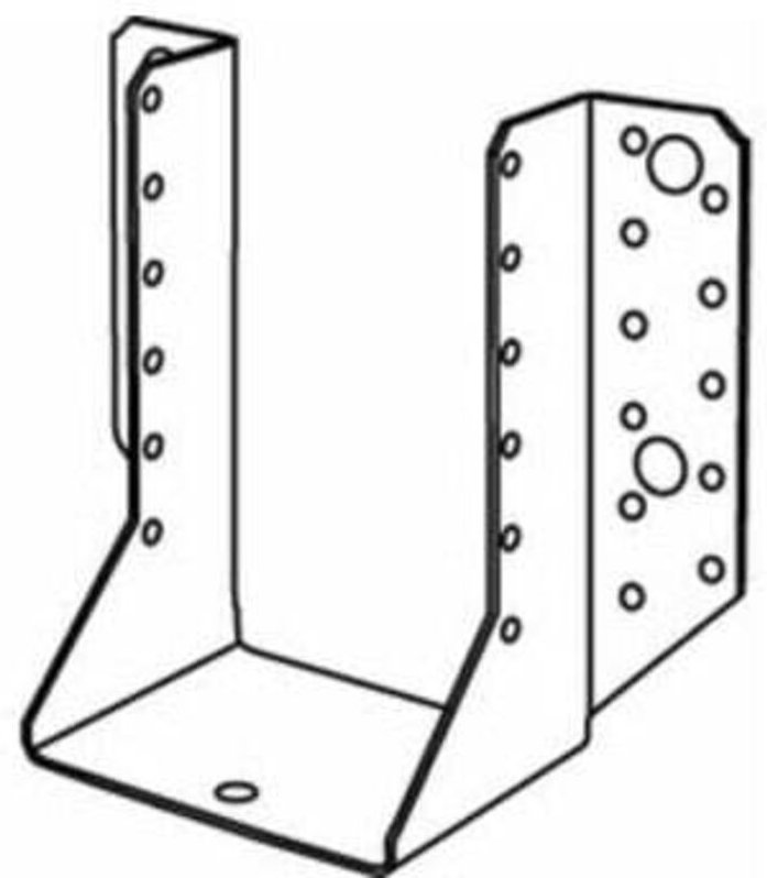 FP - art 81501 Balkenschuh Stahl Typ a 60 x 100 sendzimirverzinkt fs 25 Stk