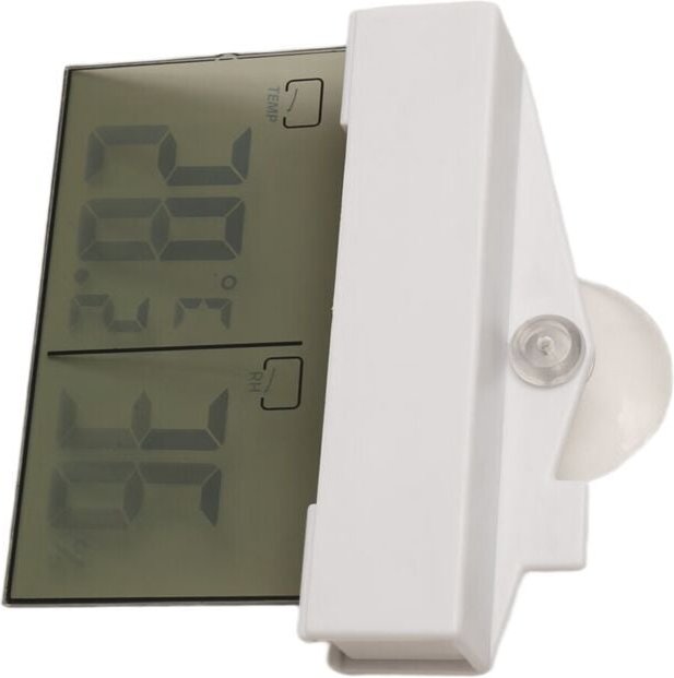 Digital Transparent Haus Window Display Thermometer Hygrometer Innen Aussen Temperatur Luft Feuchtigkeit Meter Station M...