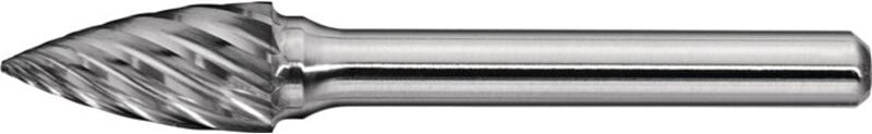 Frässtift spg inox ø 6 mm Kopflänge 16 mm Schaft-Ø 6 mm Hartmetall Verzahnung Normal, fein
