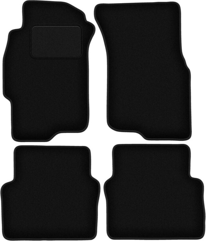 Schwarze Veloursmatten für: Rover 400/45 Limousine (1998-2005)
